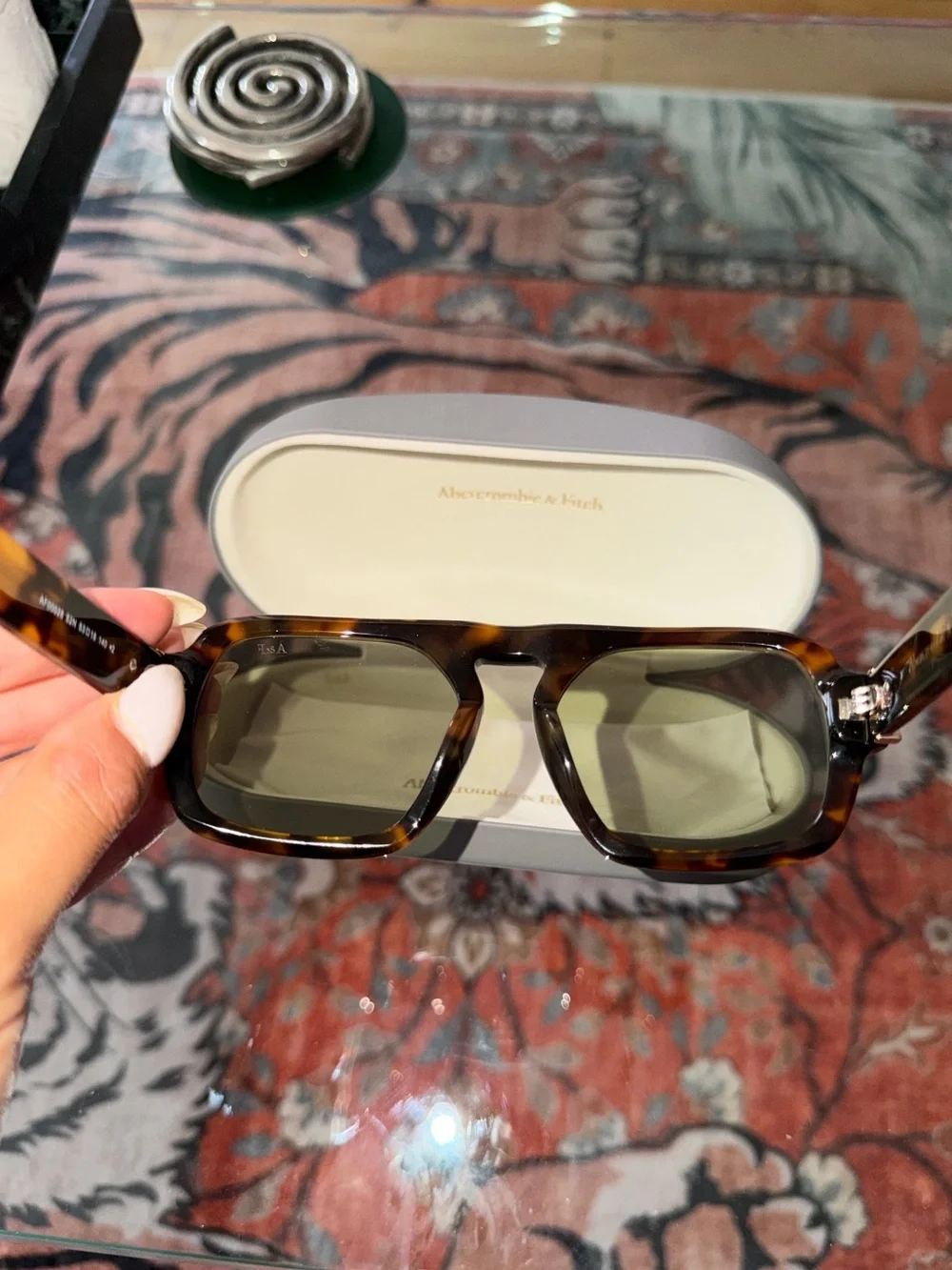 Abercrombie & Fitch Dark Green Sunglasses